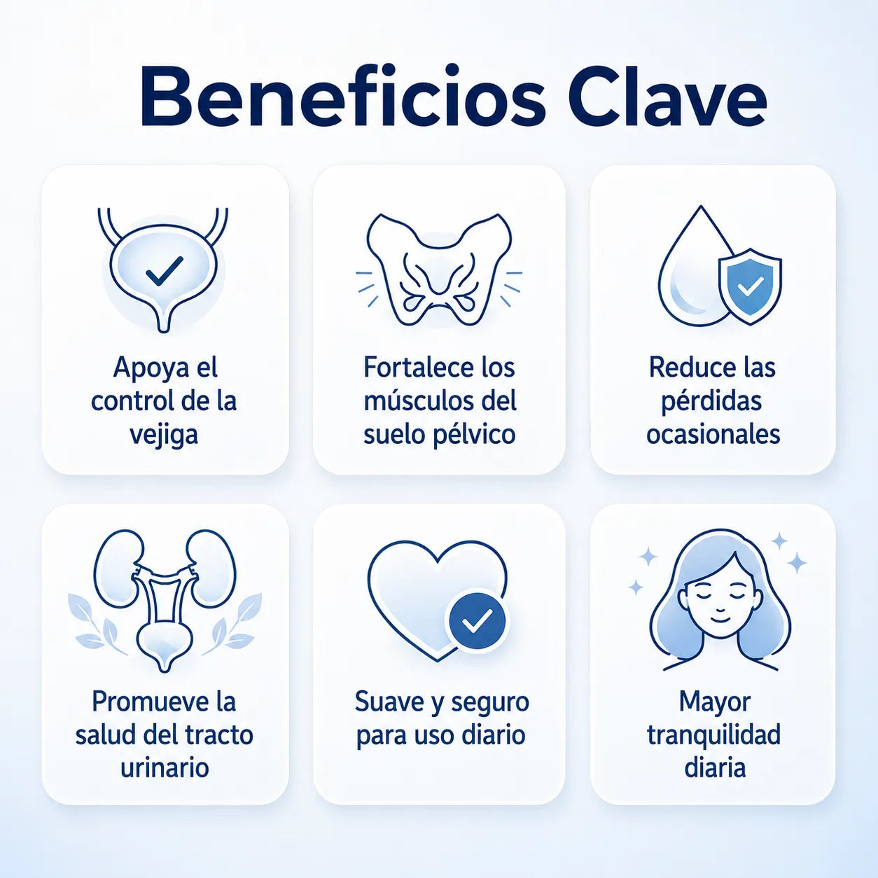 UroControl: Mejora de forma natural las pérdidas de orina, la urgencia miccional y las visitas nocturnas al baño.